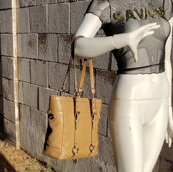 RARE VINTAGE BEAUTIFUL ‎ COACH BAG - Picture 1 of 3